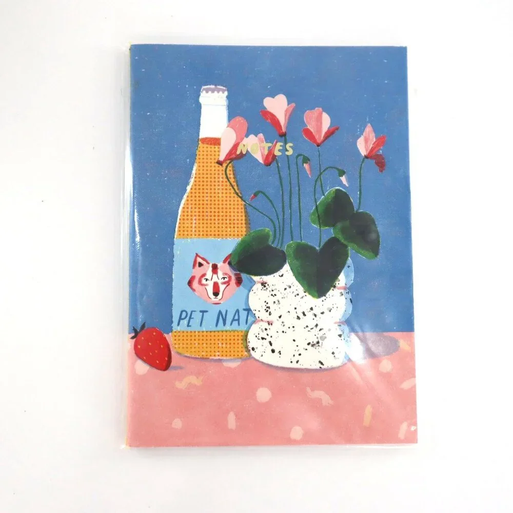 Cyclamen A5 Notebook Women O/S Blue Journal Note-Taking Planning Recipe Book NWT
